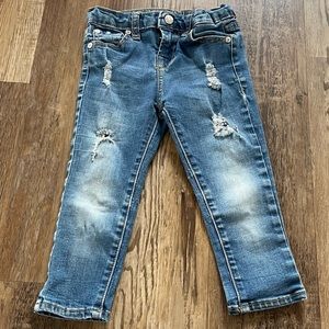 7 For All Mankind Kids Blue Distressed Jeans